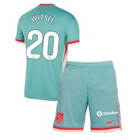 Camiseta Atletico Madrid Axel Witsel #20 Visitante Equipación para niños 2024-25 manga corta (+ pantalones cortos)